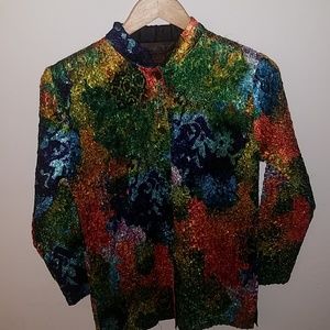 Pleats collection multi color button down